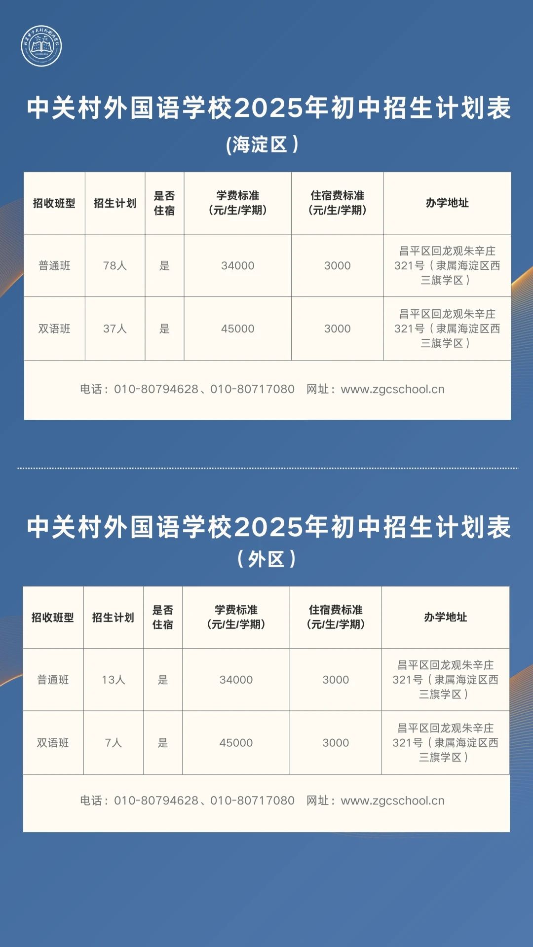 中關(guān)村外國語學(xué)校2025初中招生計(jì)劃發(fā)布！
